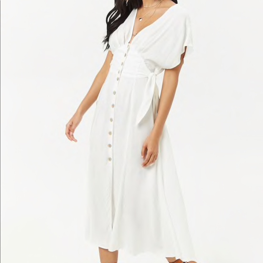 NWOT White Maxi Dress